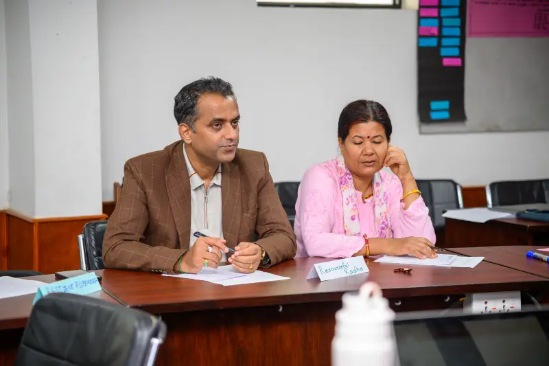 Training of Trainers session at Kathmandu University