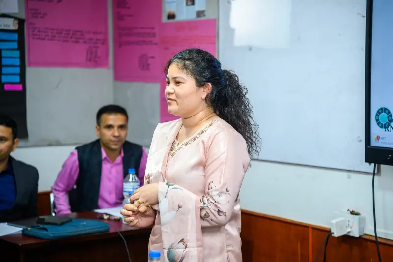 Training of Trainers session at Kathmandu University