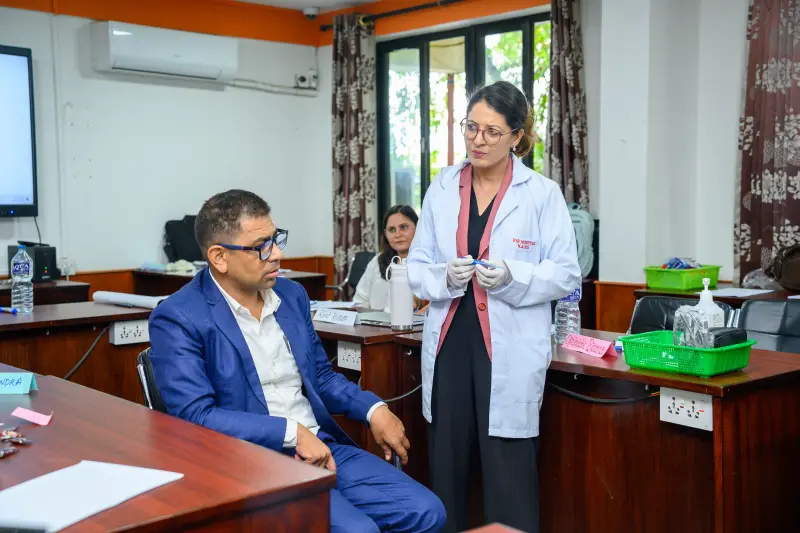Training of Trainers session at Kathmandu University