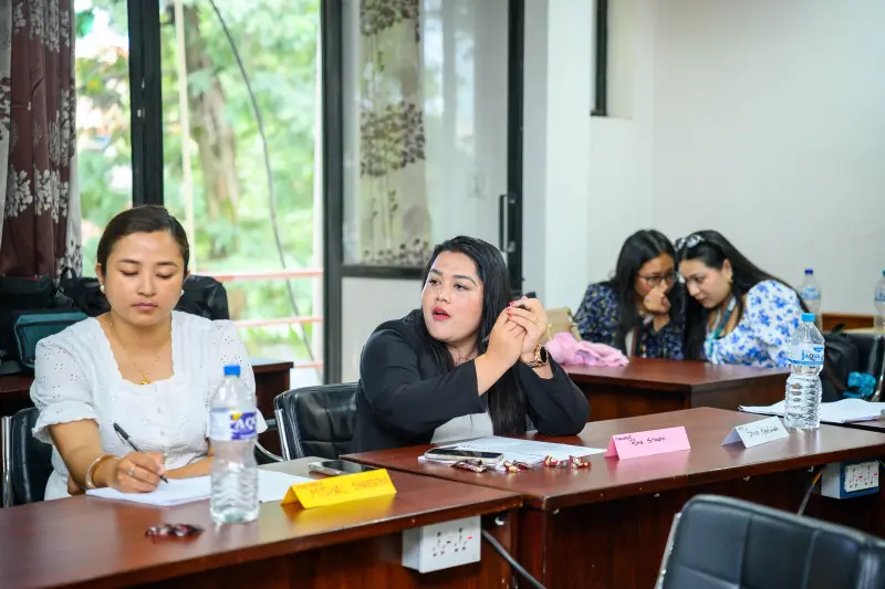 Training of Trainers session at Kathmandu University