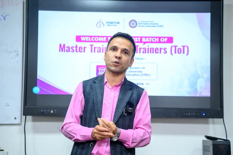 Training of Trainers session at Kathmandu University