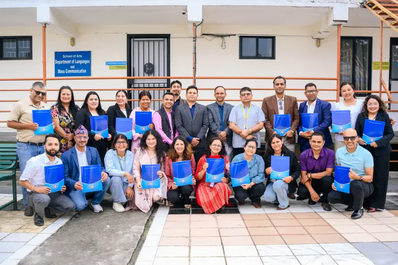 Training of Trainers session at Kathmandu University